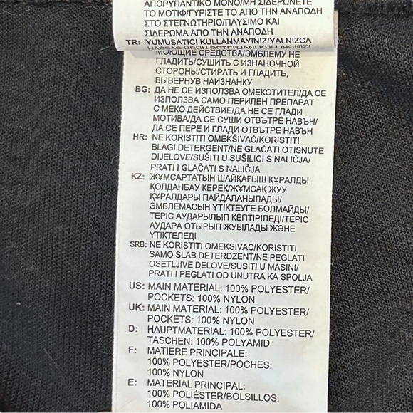 Reebok Training Essentials Athletic Gym Shorts in Black/White Men’s Large - Picture 9 of 9